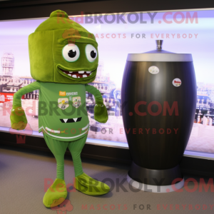 Mascot character of a Olive...