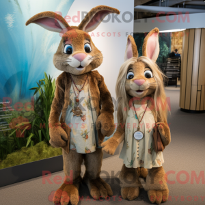 Mascot karakter van een...