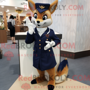 Maskotkarakter af en Navy...