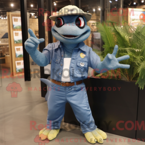 Mascottefiguur van een...