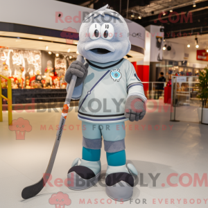 Mascottefiguur van een...