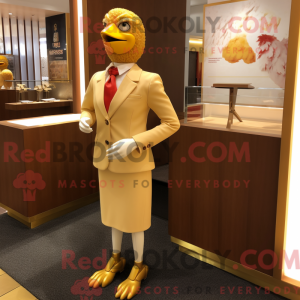 Mascottefiguur van een...