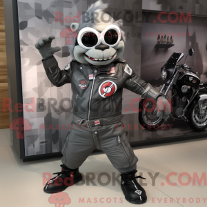 Mascot character of a Gray...