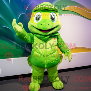 Mascottefiguur van een...