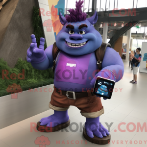 Mascot character of a...