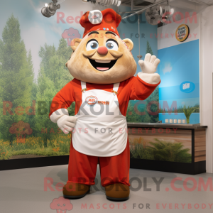 Mascot character of a Steak...