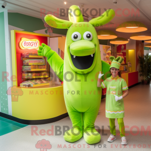 Mascot character of a Lime...