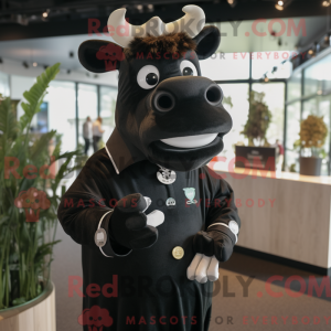 Maskotkarakter av en Black...