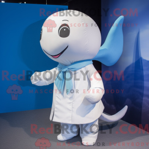 Mascot character of a White...