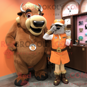 Mascot karakter van een...