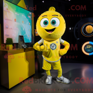 Mascot character of a Lemon...