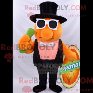Mascot character of a Peach...