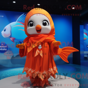 Mascottefiguur van een...