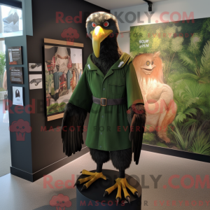 Maskotfigur af en Green...