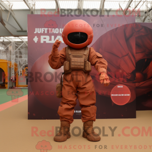 Mascot character of a Rust...