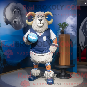 Maskotkarakter av en Navy...