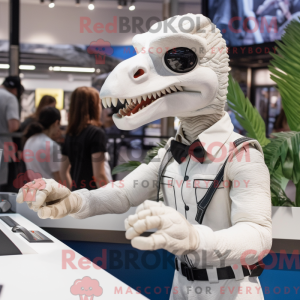 Mascot character of a White...