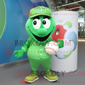 Mascot character of a Green...