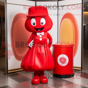 Mascot character of a Red...