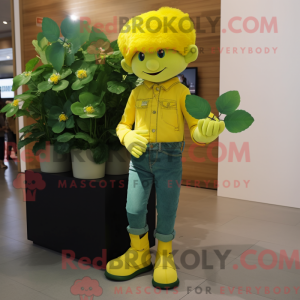 Mascot character of a Lemon...
