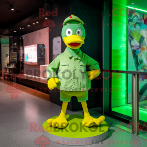Mascot character of a Lime...