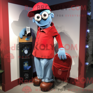 Mascot character of a Red...