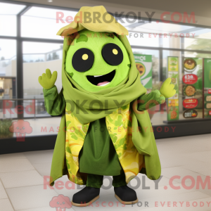 Mascot character of a Olive...