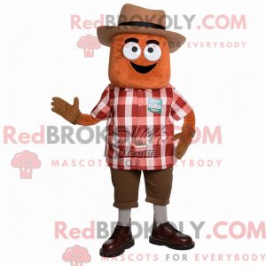 Maskotfigur af en rust...