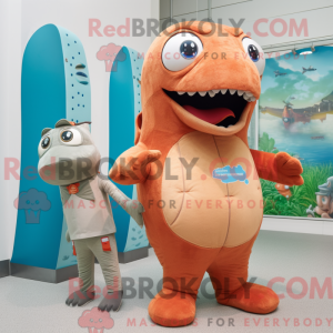 Personagem de máscara de um...
