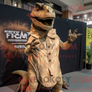 Mascot karakter van een Tan...