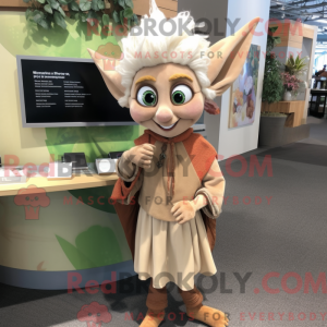 Mascot karakter van een Tan...