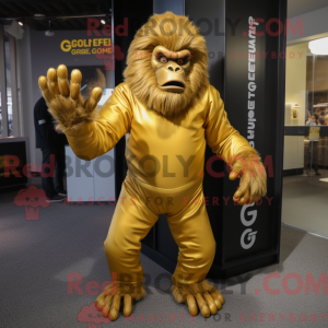 Mascot character of a Gold...