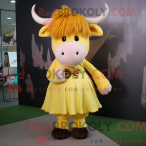 Personaje mascota de un yak...