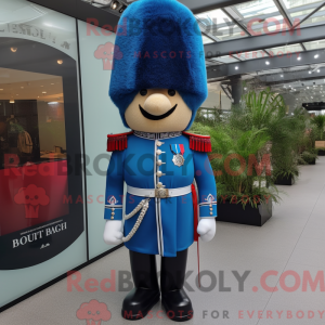 Mascot character of a Blue...