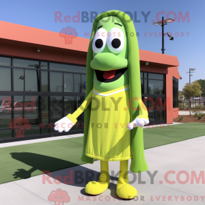 Mascot character of a Lime...