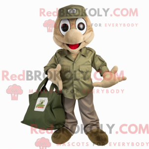 Maskottchen eines Olive...