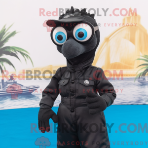 Maskottchen eines schwarzen...
