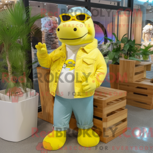 Mascot karakter van een...