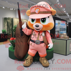 Mascot character of a Peach...