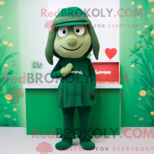 Maskot postava Forest Green...