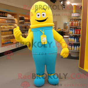 Personnage mascotte d une...