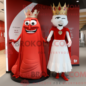 Mascot character of a Red...