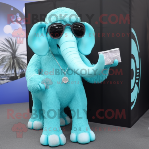 Cyan Mammoth mascotte...