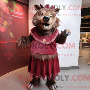 Mascot karakter van een...