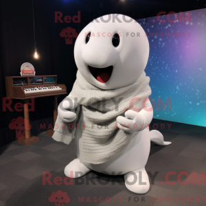 Mascot character of a White...