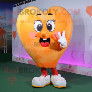 Peach Heart maskot kostume...