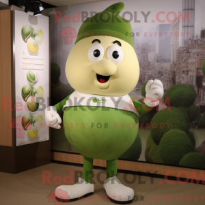 Mascot character of a Olive...