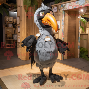 Mascot character of a Gray...