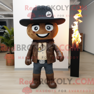 Mascottefiguur van een...
