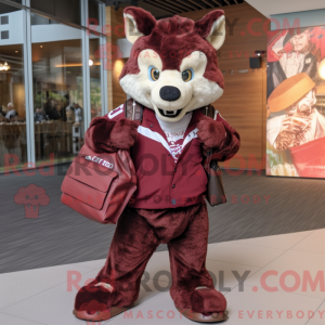 Mascot karakter van een...